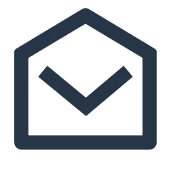 Hình ảnh biểu tượng mở thư điện tử.