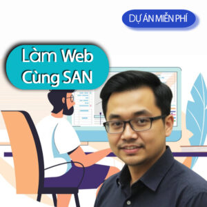 Học làm website cùng San (ảnh minh hoạ)
